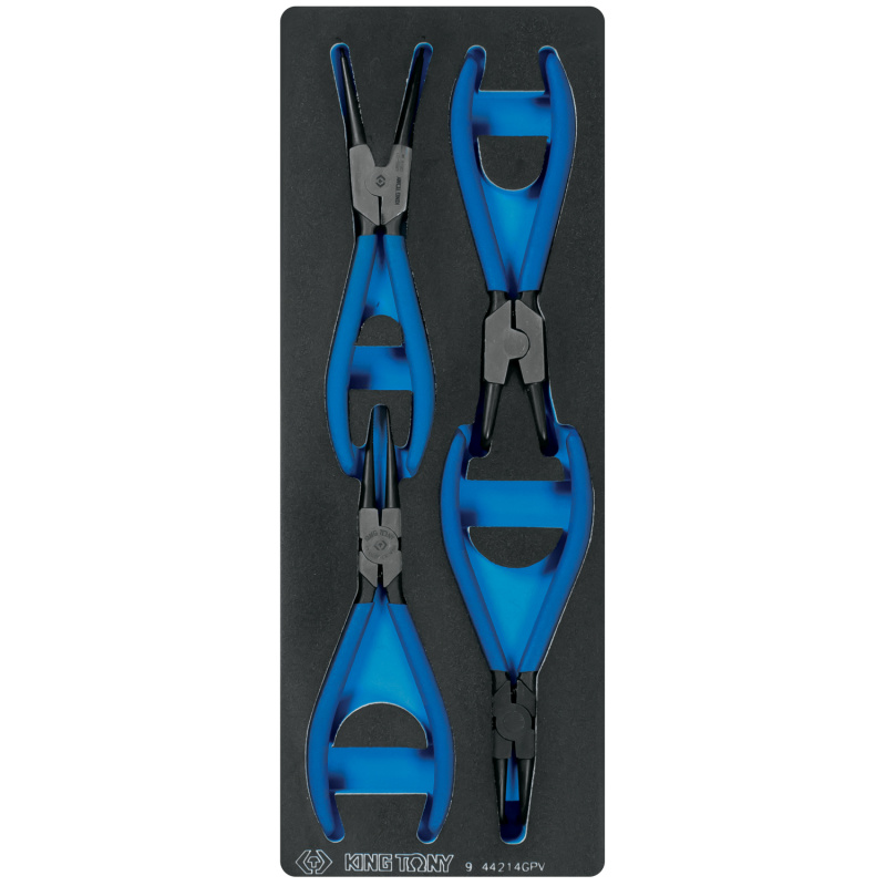 KINGTONY Набор съемников стопорных колец, ложемент, 4 предмета 9-44214GPV