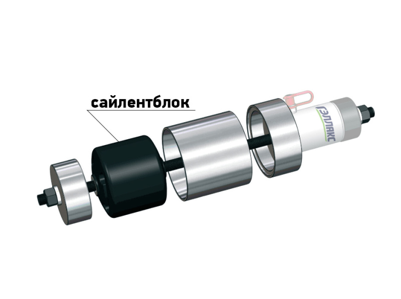 Оснастка под сайлентблоки SAF для выпрессовщика гидравлического, усилие 18т./26т. Gallax GLX 131350