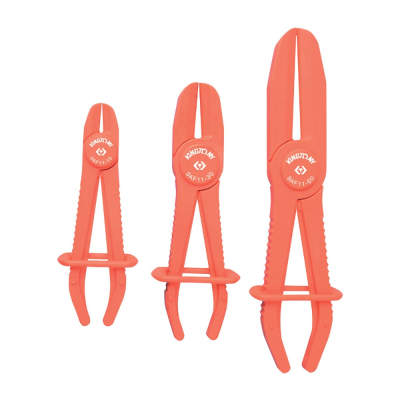 KINGTONY Зажимы для шлангов пластиковые, 3 предмета, 15-60 мм 9AF113