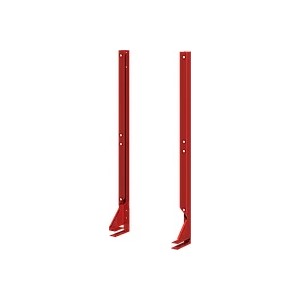 Комплект стоек  для крепления двух перфорированных панелей к столешнице - серый металлик 01.A10/S-9007