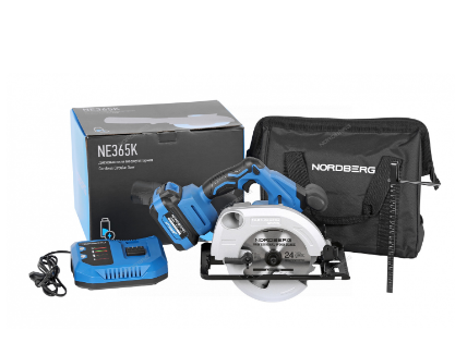 Дисковая пила аккумуляторная, диск 165 мм NORDBERG NE365K