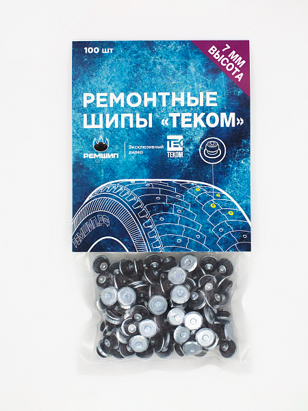 Шип 12-7-2ТР упаковка (100шт.) ТЕКОМ