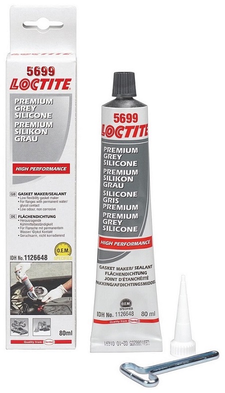 Герметик серый, нейтральный (блистер) LOCTITE SI 5699 GY 80ML  2061022